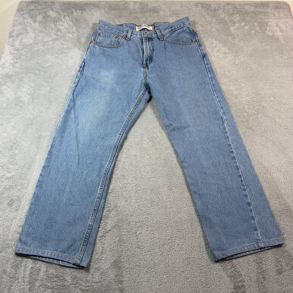 Levi's 505 Regular Fit Jeans Mens 32x30 (Fits 32x27) Blue Classic Straight Leg